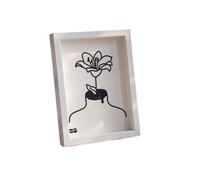 Cornici for foto in stirene, cornice for in legno multicolore da 5-8 pollici, certificato, scatola for ombre, desktop parete for fiori secchi(S4 Photo Frame,8in (15.2x20.3cm))