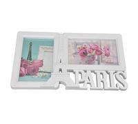 Cornici Foto, 29.8 x 17 cm Paris Tower Rettangolo Cornice per Foto con Due Foto per Home Office Decorativo da Tavolo Montaggio a Parete
