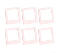 Cornici magnetiche quadrate per Instax Square Film e fototessere, struttura in acrilico per un facile aggiornamento delle foto e una visualizzazione sicura su frigoriferi e armadietti (rosa chiaro)