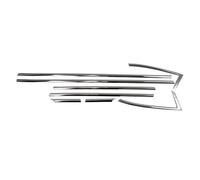 Cornici modanature finestrini 8 pezzi acciaio cromo per Astra K 2015-17 HB 5P