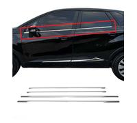 Cornici modanature finestrini inferiori acciaio cromo Renault Captur 2013-2019