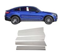 Cornici modanature finestrini piastre acciaio cromo per Mercedes GLC C253 2016-