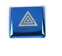 Cornici Pannello Interno Auto Adesivi Per Copertura Pulsante Avvertimento Dell'interruttore Luce Emergenza Dell'auto Per Toyota Per Camry 70 XV70 2018-2020(Blu)