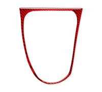 Cornici Pannello Interno Auto Per Benz CLS Per C219 2004-2009 Auto Gear Shift Box Esterno Cornice Di Copertura Trim In Fibra Carbonio Sticker Accessori Interni(Rosso)