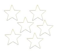 Cornici per Corona per Artigianato | 6 Pezzi Cornice Decorazione A Forma Di Stella,Decorazione Finestra Pentagramma,per Artigianato Corona Natale Matrimonio Halloween Fattoria Finestra Ghirlanda