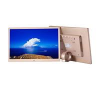 Cornici per foto digitali HD, risoluzione 1280 × 800, supporto per montaggio a parete, con telecomando/manuale utente/staffa/adattatore di alimentazione Regalo decorativo