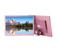 Cornici per foto digitali HD, risoluzione 1280 × 800, supporto per montaggio a parete, con telecomando/manuale utente/staffa/adattatore di alimentazione Regalo decorativo