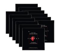 Cornici per foto in formato MCS, cornici da parete nere 4 x 4, confezione da 12