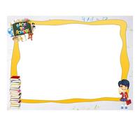 Cornici scolastiche - Set 5 PEZZI - personalizzati con la vostra foto 20 Cm x 15 CM stampati su vera carta fotografica chimica Fujicolor Supreme lucida perfetti per gruppi scolastici. (134)