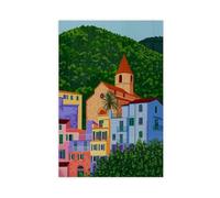 Corniglia Cinque Terre, città europee, poster su tela, decorazione artistica da parete, stampa per soggiorno, camera da letto, 20 x 30 cm