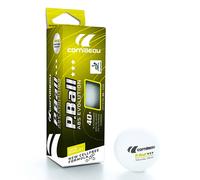 Cornilleau palline da ping pong P-BALL ABS EVOLUTION 3ITTF 3 pezzi Bianco