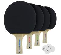Cornilleau set Sport pack quattro set composto da 4 racchette e 4 palline