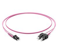 Corning Cavo patch in fibra ottica 2 x 2,0 mm - Multimode Duplex: LC PC Duplex su SC PC Duplex, 5 m (viola) - OM4