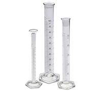 Corning Pyrex® #3024 - Set di 3 cilindri graduati in vetro, 10 ml, 50 ml, 100 ml