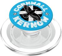 Cornish Chough un Uccello e Bandiera Cornovaglia Inghilterra PopSockets PopGrip per MagSafe