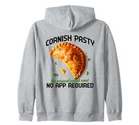 Cornish Pasty The Original Pocket Meal No App Required Felpa con Cappuccio