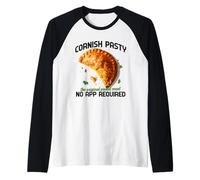 Cornish Pasty The Original Pocket Meal No App Required Maglia con Maniche Raglan