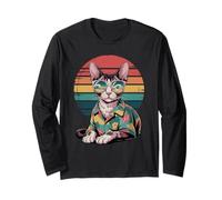 Cornish Rex Occhiali da Sole Hawaii Spiaggia Estate Maglia a Manica