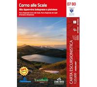 Corno alle Scale. Carta dei sentieri 1:25000. Alto Appennino Bolognese e Pistoiese. Con Carta geografica ripiegata