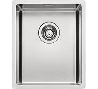 CORNO Basso 2 - Lavello da incasso in acciaio INOX con bordo piatto/a partire da 45 cm di larghezza armadio/lavello singolo