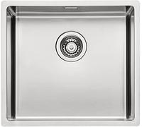 CORNO Basso 5 lavello in acciaio inox con bordo piatto/a partire da 60 cm di larghezza e incasso