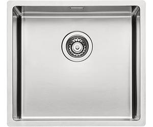 CORNO Basso 5 lavello in acciaio inox con bordo piatto/a partire da 60 cm di larghezza e incasso