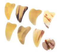 Corno di bue Gua Sha Board Gouache Raschietto Massaggiatore Lift Neck Body Raschiatura Massaggio Strumenti di bellezza Terapia fisica 1Pcs