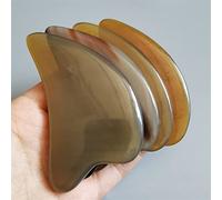 Corno di bue naturale Gua Sha Board Gouache Massaggiatore for il viso Sollevamento del viso Collo Raschiatura for il corpo Massaggio Strumenti di bellezza Terapia fisica 1 pezzo