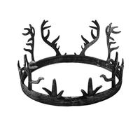 Corno di cervo coronato copricapo per adulti Royal Wedding Party Costume accessorio ornamento per capelli per compleanni Halloween