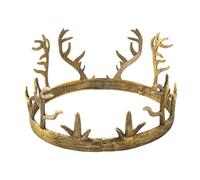 Corno di cervo coronato copricapo per adulti Royal Wedding Party Costume accessorio ornamento per capelli per compleanni Halloween