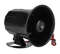Corno Elettrico Sirena Cablata per Sistema di Protezione di Sicurezza Interno / Esterno Forte Allarme 110db DC 12v con Staffa (non Pu¨° Funzionare da Solo)