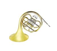 Corno Francese A Tre Chiavi A Singola In Fa Adatto Sia Ai Principianti Che Ai Professionisti Degli Ottoni. Corno Francese In Ottone