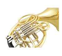 corno francese Bellissimo Strumento Musicale In Ottone Con Corno Francese Doppio 4 Tasti Fa/Sib Con Custodia