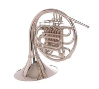 Corno Francese Corno Francese Professionale Strumento Musicale Nichelato A Quattro Tasti Da Si A Fa Con Custodia