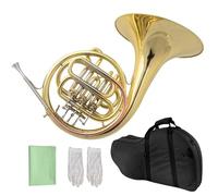 Corno Francese Corno Francese Uno Strumento In Ottone Occidentale In Si Bemolle Maggiore Con Tre Chiavi E Un Design Integrato