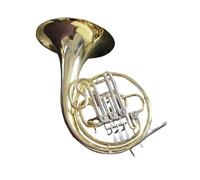 Corno Francese Doppio A Quattro Tasti In Fa Sib Con Accordatura E Laccatura Dorata Corno Francese In Ottone