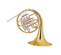 Corno Francese F Amante Della Musica Bb Tono Laccato Oro Ottone Giallo Campana Rotante Quattro 4 Chiave Singolo Corno Francese