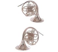 Corno Francese F Corno Francese Diviso Strumento Musicale Nichelato A Quattro Tasti Da Si A Fa Con Custodia