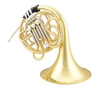 Corno Francese Per Principianti Corno Francese A Doppia Fila A Quattro Tasti Performance Sul Palco Di Una Banda Professionale In Oro Laccato