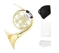 Corno francese per principianti Corno francese a tre tasti a singola in Sib bemolle tipo separato strumento per principianti