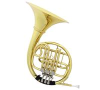 Corno Francese per Principianti Corno Francese Piatto A Tre Pulsanti In Ottone Laccato Oro Diviso In Si Bemolle Corno Francese Per Studenti Con Scatola Portaoggetti