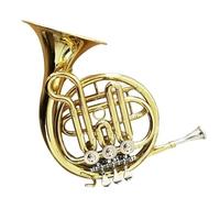 Corno Francese per Principianti Strumenti A Fiato Mini Corno Francese 3 Tasti Tono F Corno Francese In Ottone Giallo Laccato Oro