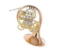 Corno francese portatile Corno francese a doppia in bronzo fosforoso in Si bemolle per principianti
