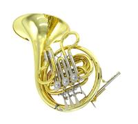 Corno francese portatile Corno francese in Fa con bocchino in bronzo fosforoso per principianti