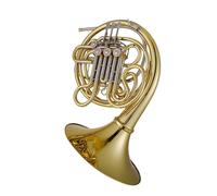 Corno francese portatile Corno francese in ottone a quattro chiavi singola separata in Si bemolle strumento per adulti