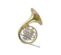 Corno francese portatile Corno francese in Si bemolle a quattro tasti a singola per suonare