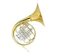 Corno francese portatile Corno francese in Si bemolle con campana staccabile strumento musicale(Type 1)