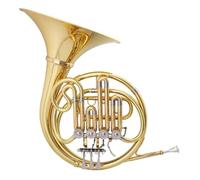 Corno francese portatile Corno francese professionale in Si bemolle a quattro tasti a singola tipo diviso