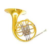 Corno francese portatile Piccolo corno francese a singola per adulti che suonano uno strumento