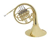 Corno francese portatile Strumento corno francese a quattro tasti in Si bemolle singola